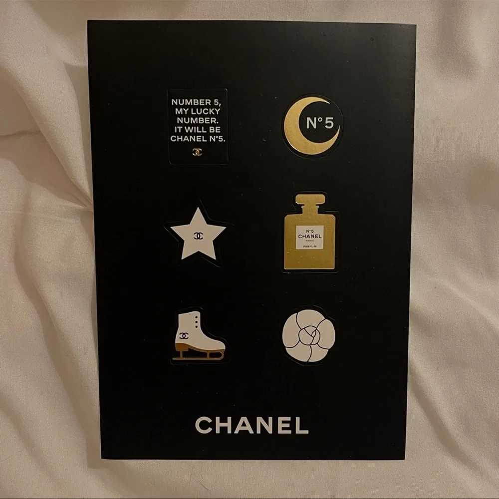 Chanel N°5 sticker sheet
